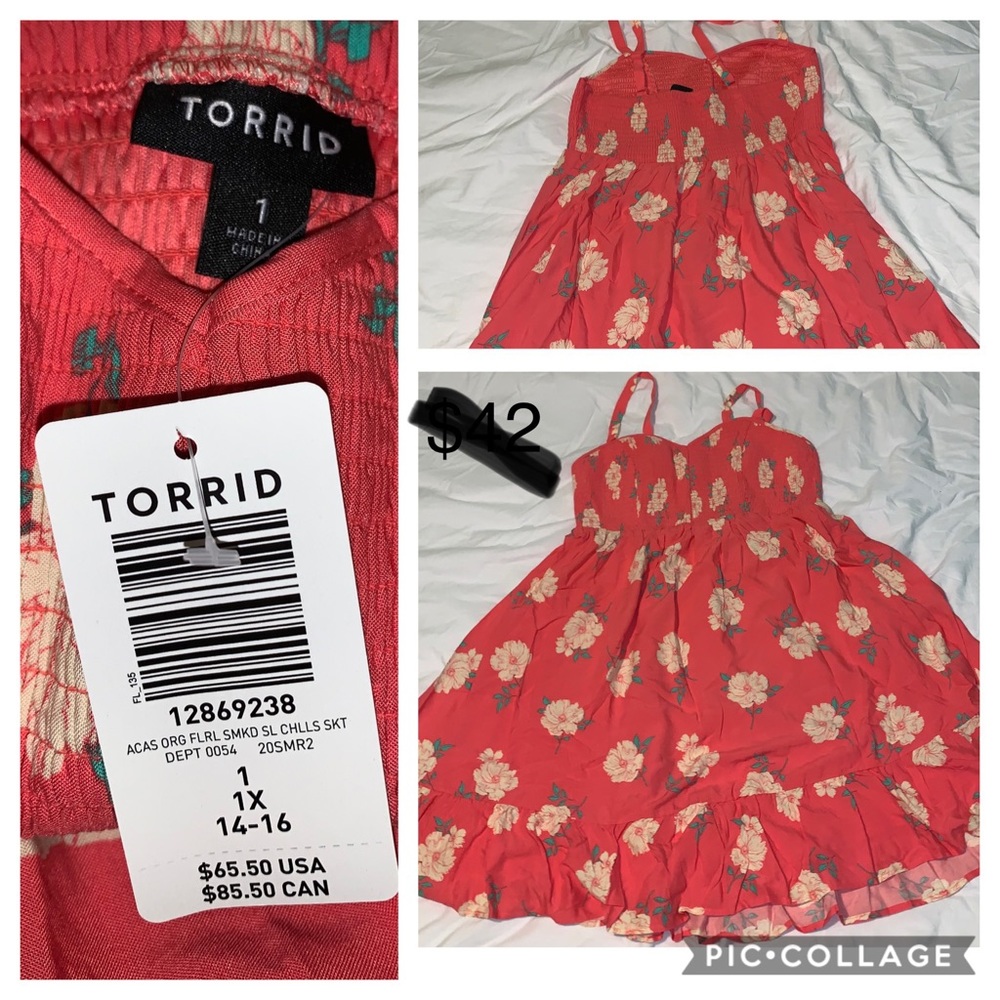 NWT Torrid Challis Dress sz 1